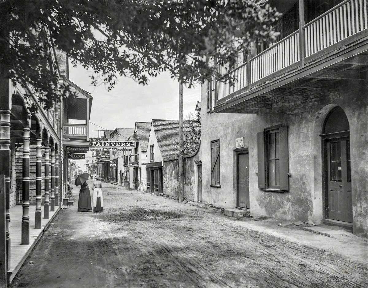 #14 “St. George Street, St. Augustine, Florida, 1894