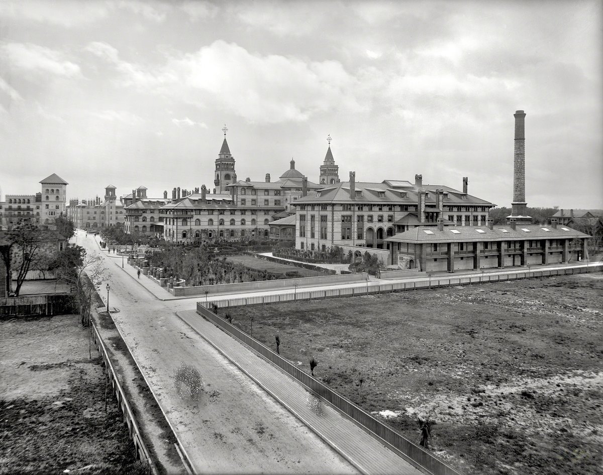#26 The Ponce de Leon, rear view, St. Augustine, Florida, circa 1890s