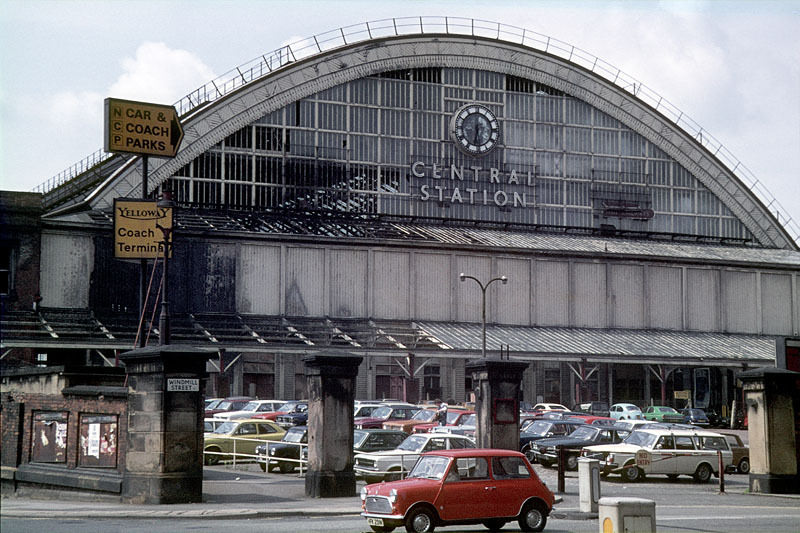 #7 Manchester Central Station from Windmill Street, around 1975.