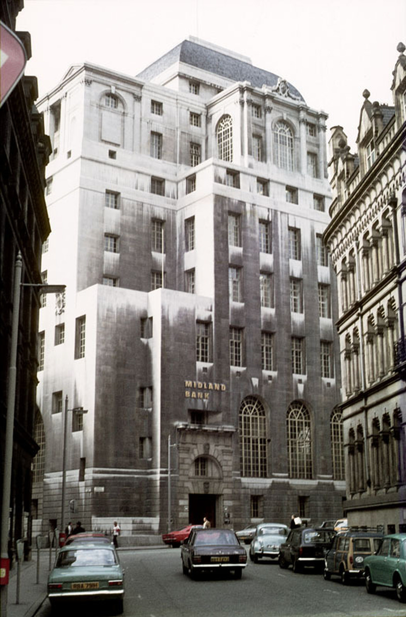 #35 The Midland Bank building from Spring Gardens, around 1971.
