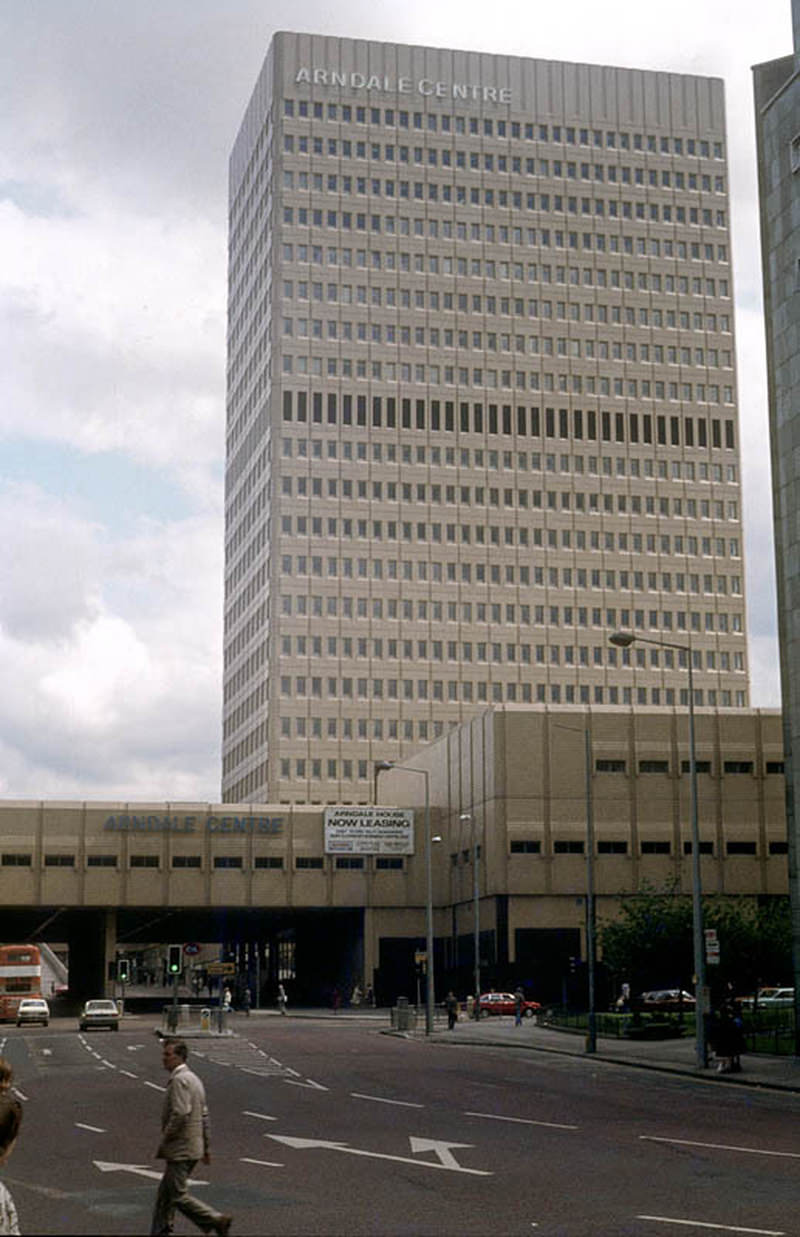 #36 The Arndale Centre from Cateaton Street, around 1979.