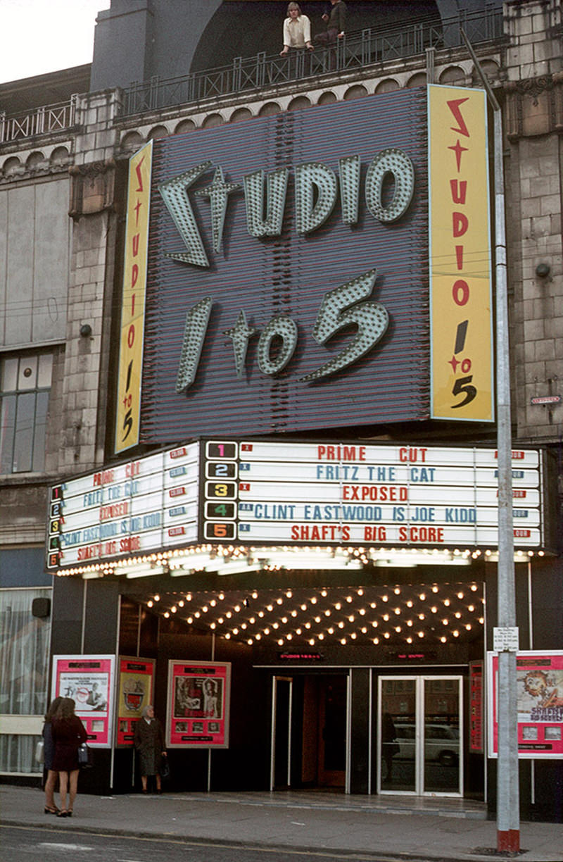 #38 The Studio 1 to 5 cinema on Oxford Road in September 1972