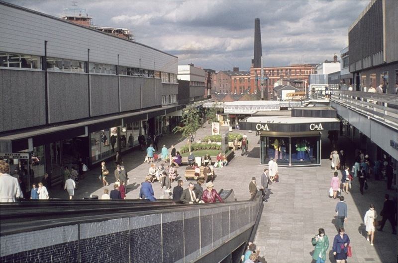#23 The Merseyway shopping precinct, Stockport, 1973