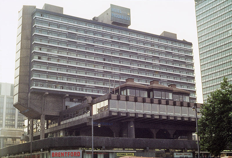 #59 The Hotel Piccadilly from Piccadilly Gardens in 1972