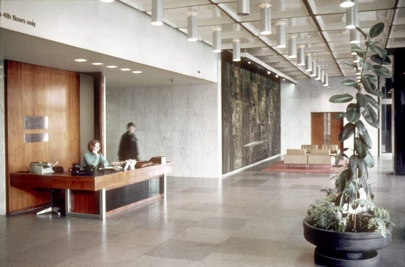#86 Entrance Hall of the CIS Building in 1970