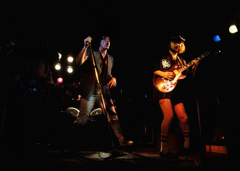 #25 Perfect” rock band at a concert in Konin, 1983.