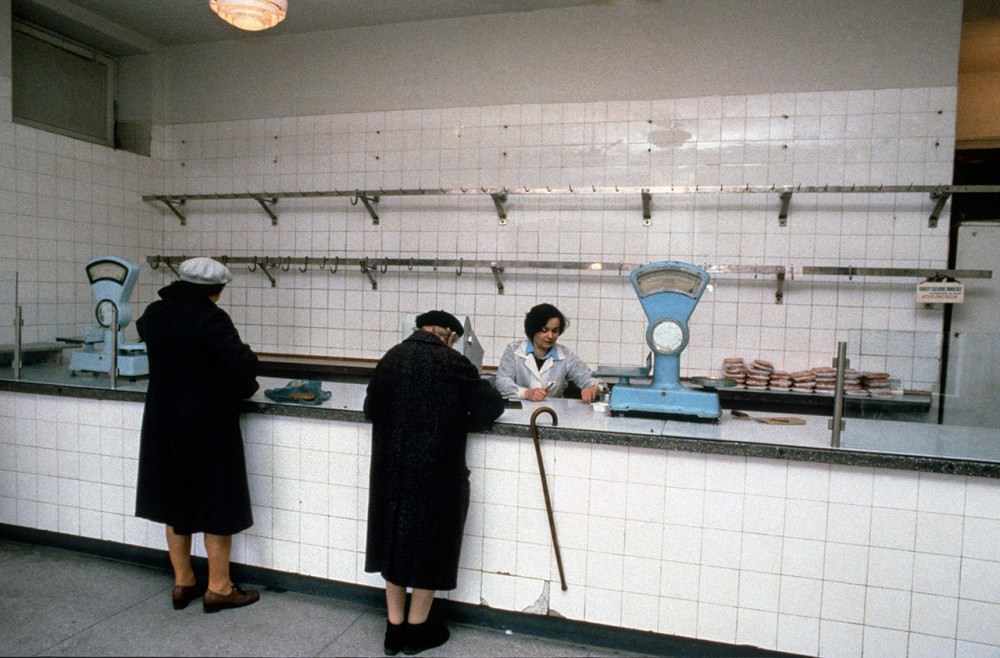 #4 Meat shop, Warsaw, 1980s.