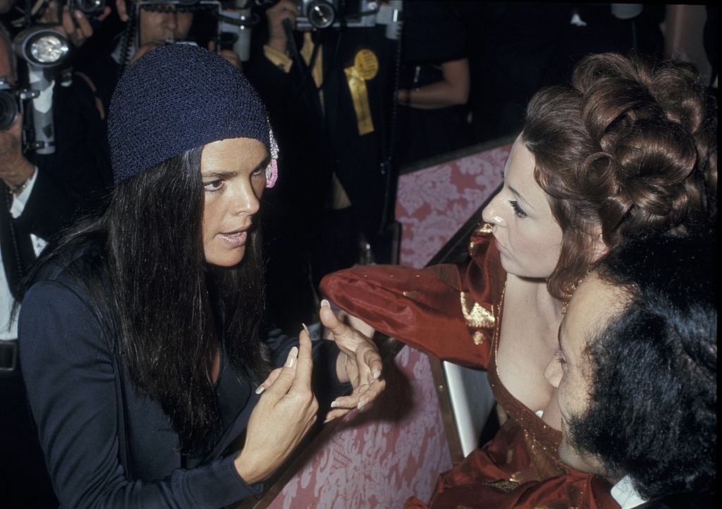 #32 Ali MacGraw with a guest at 43rd Annual Academy Awards, 1971.