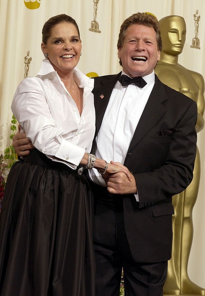 #50 Ali MacGraw with Ryan O’Neal during The 74th Annual Academy Awards, 2002.