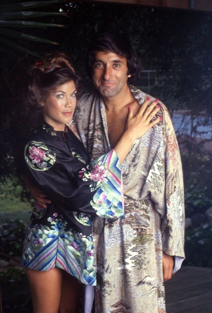 #31 Barbi Benton with her husband George Gradow at home, 1979.