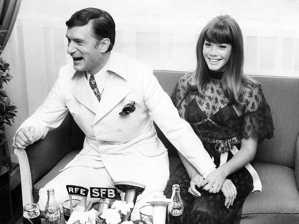 #11 Barbara Benton with Hugh Hefner in Berlin, 1969.