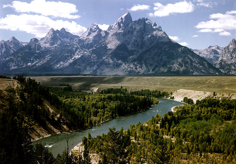 #3 Snake River with the Grand Tetons in the background, Jackson Hole, Wyoming, 1948