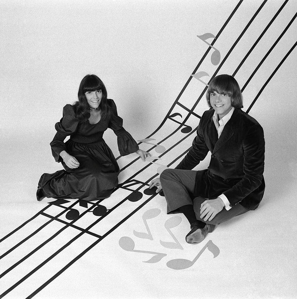 Karen Carpenter and Richard Carpenter during a publicity shots for ‘Make Your Own Kind of Music’, show.