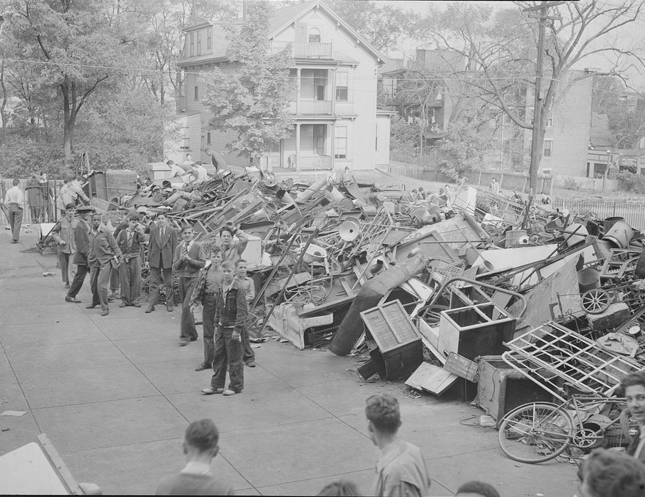 Scrap For Victory: During World War II Americans Contributed Scrap Metal To The War Efforts WWII