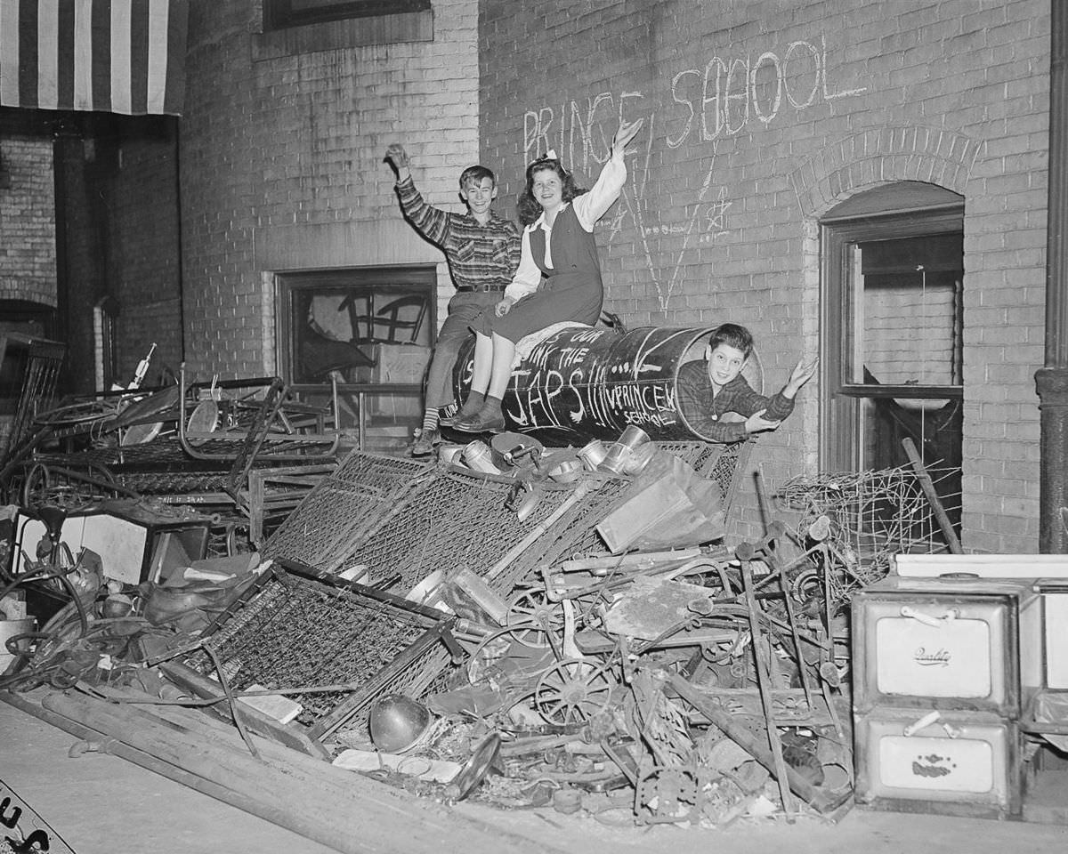 Scrap For Victory: During World War II Americans Contributed Scrap Metal To The War Efforts WWII