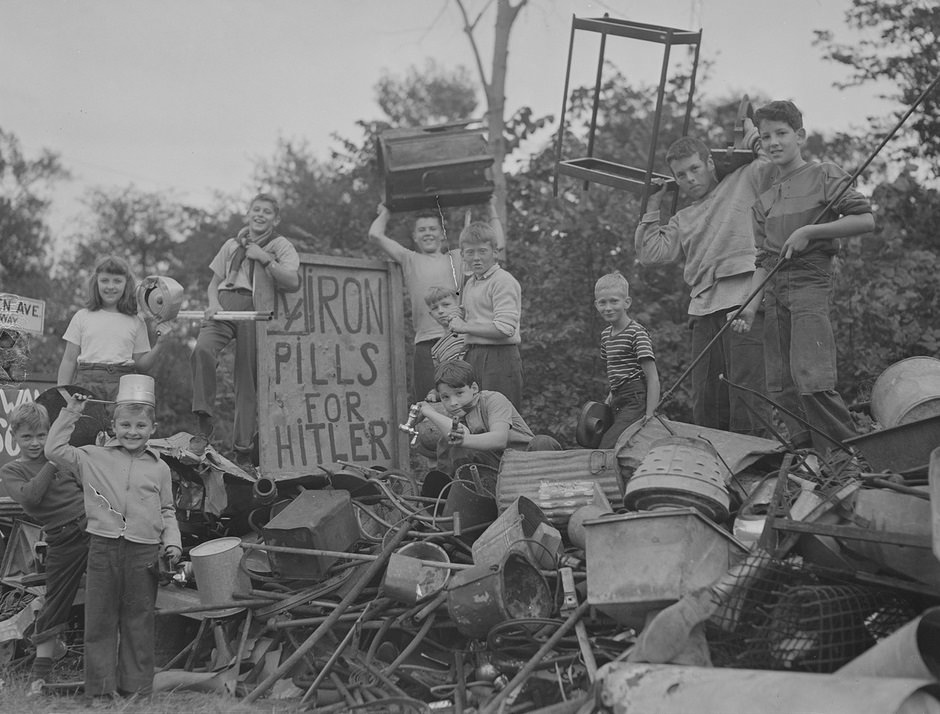 Scrap For Victory: During World War II Americans Contributed Scrap Metal To The War Efforts WWII