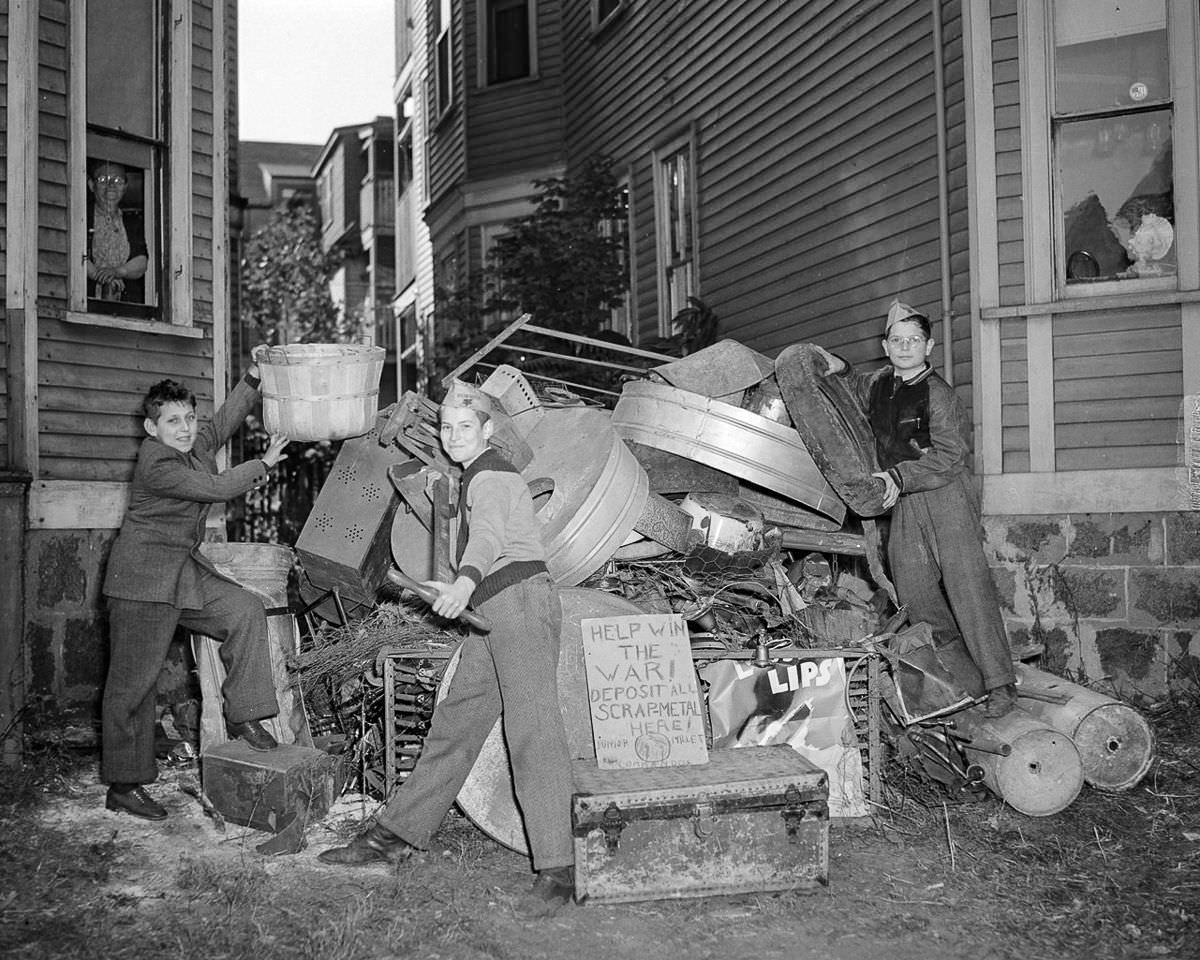 #32 Scrap For Victory: During World War II Americans Contributed Scrap Metal To The War Efforts #32 WWII