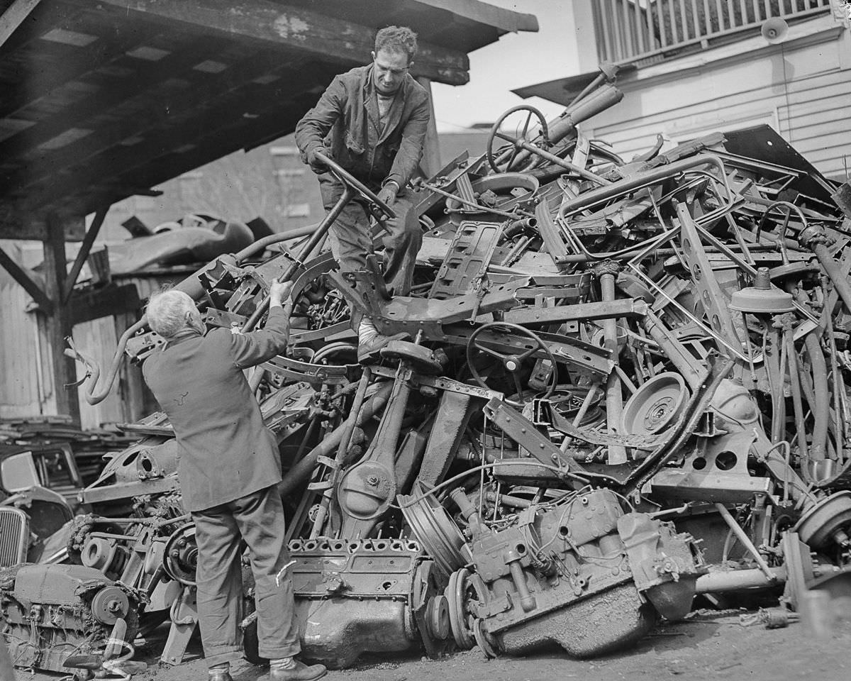 Scrap For Victory: During World War II Americans Contributed Scrap Metal To The War Efforts WWII