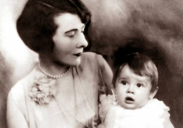 #1 Ella Van Heemstra photographed with her daughter Audrey Hepburn, 1929. At the time this photograph was taken, baby Audrey wasn’t even one years old.