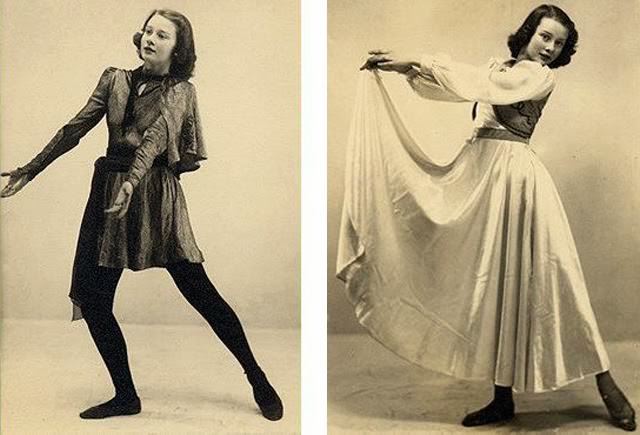 #13 Audrey Hepburn during a dance recital in Arnhem, Holland, 1944.