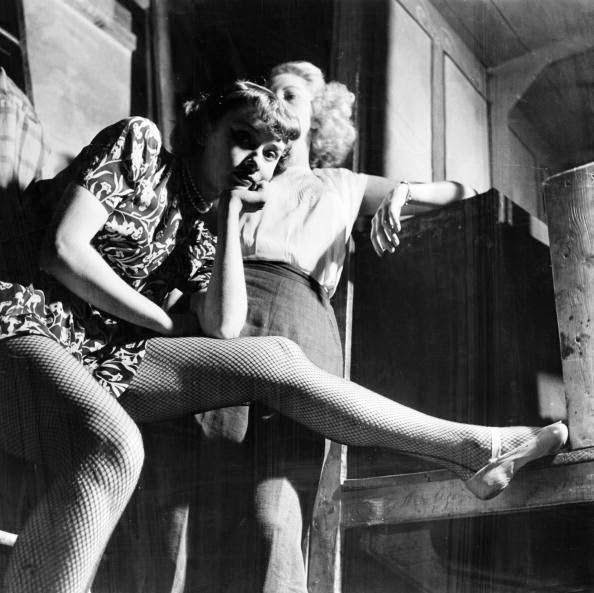 #21 Audrey Hepburn during auditions for High Button Shoes, London, 1948.