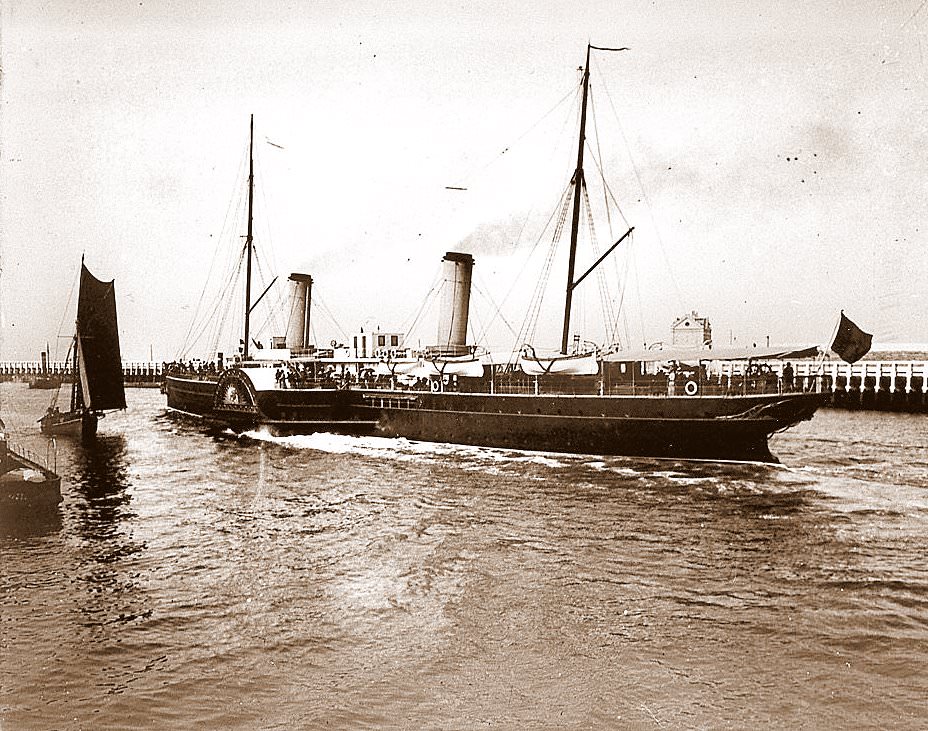 #8 Ships at Ostend habour, 1907