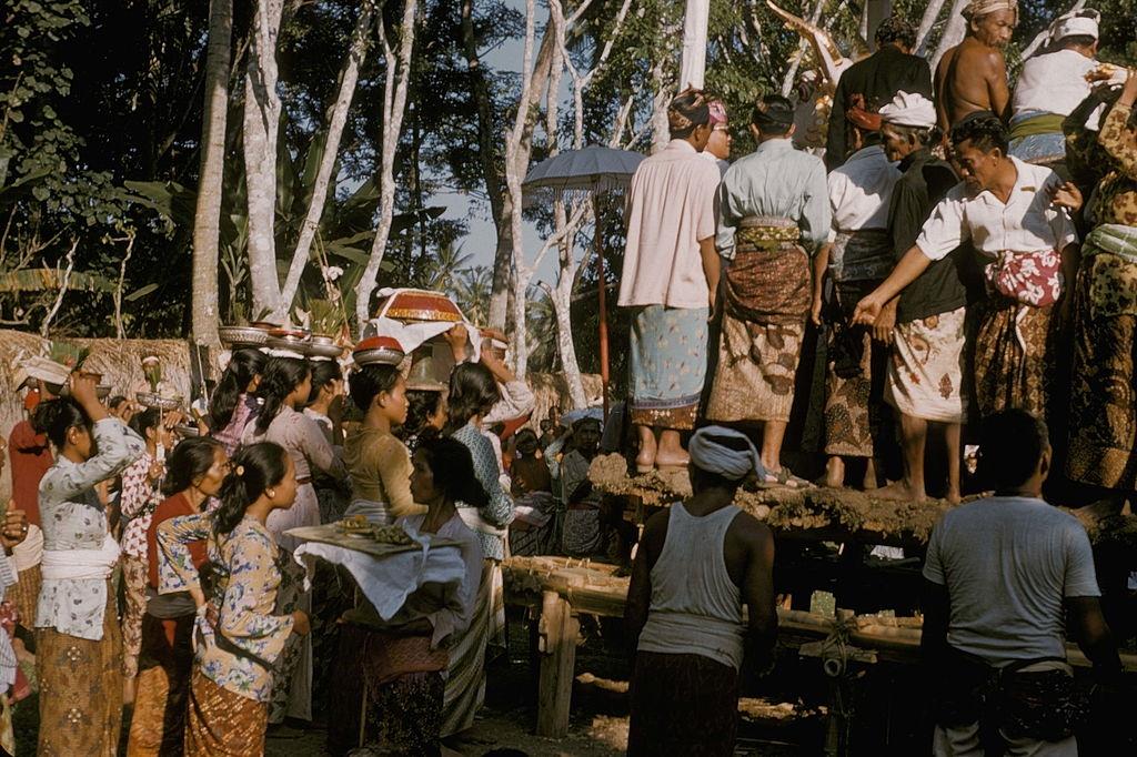 #1 Cremation Cermoney in Bali, 1957.