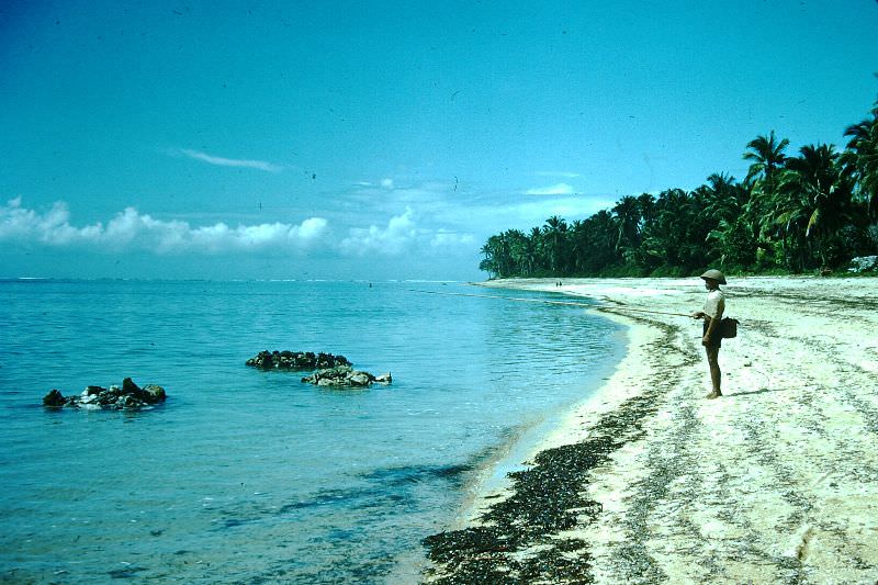 #52 Fisherman at Sanur, Bali, 1952