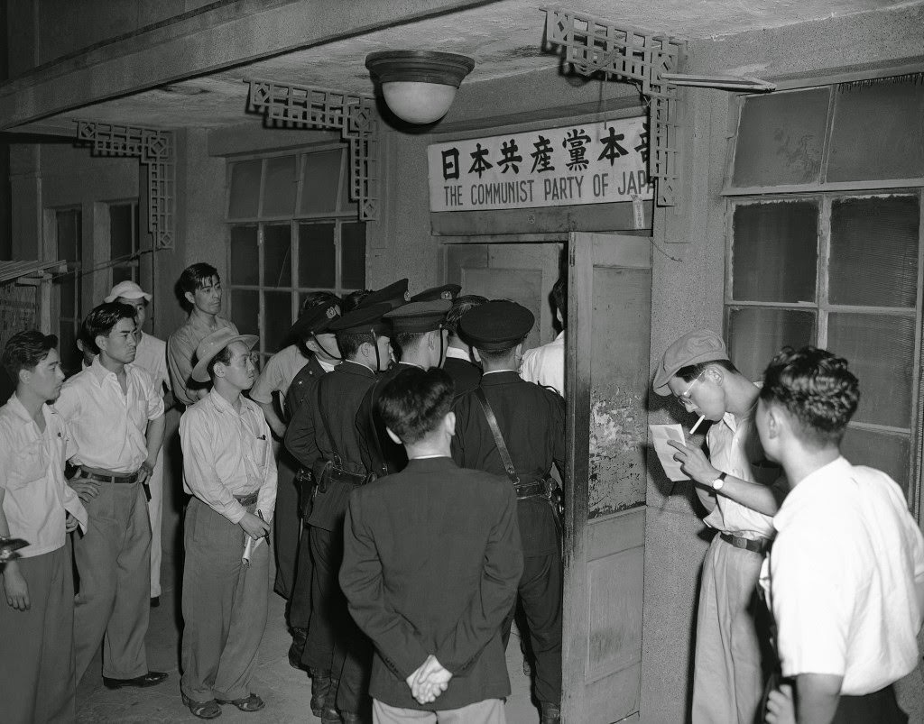 #40 On orders of General MacArthur, Japanese police closed Communist Party daily paper in Tokyo on June 26, 1950