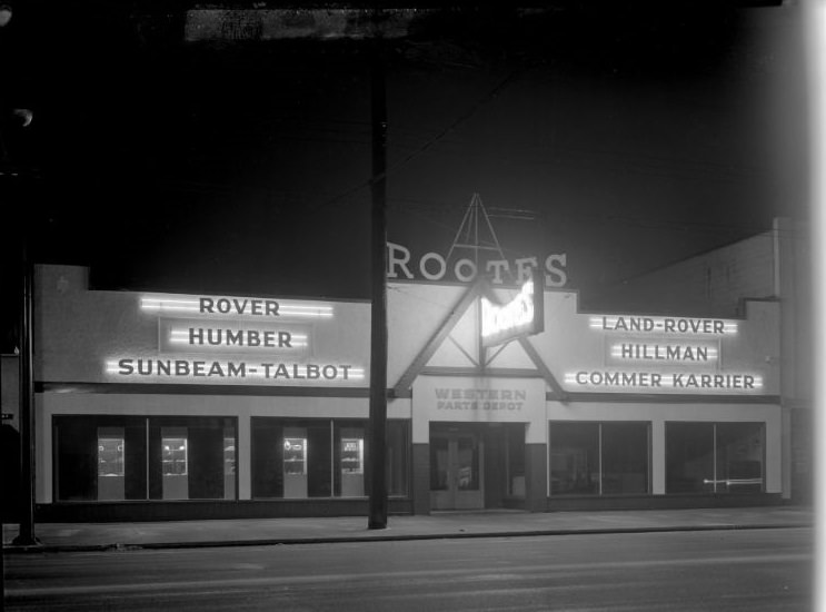 #49 West Broadway, Vancouver, 1952