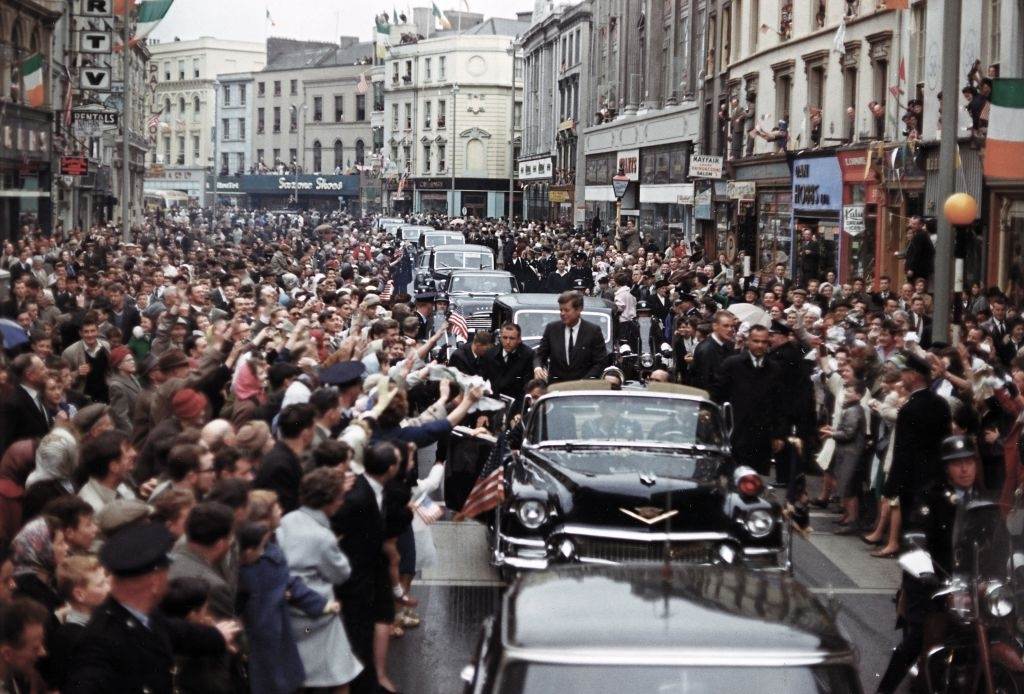 #25 John Kennedy in Patrick St, Cork, 1963