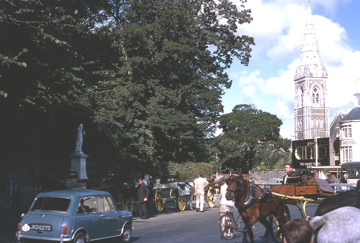 #44 Jaunting Car in Kilarney, 1969.
