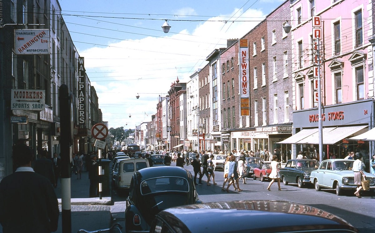 #48 Limerick main Shopping street, Ireland, 1969.