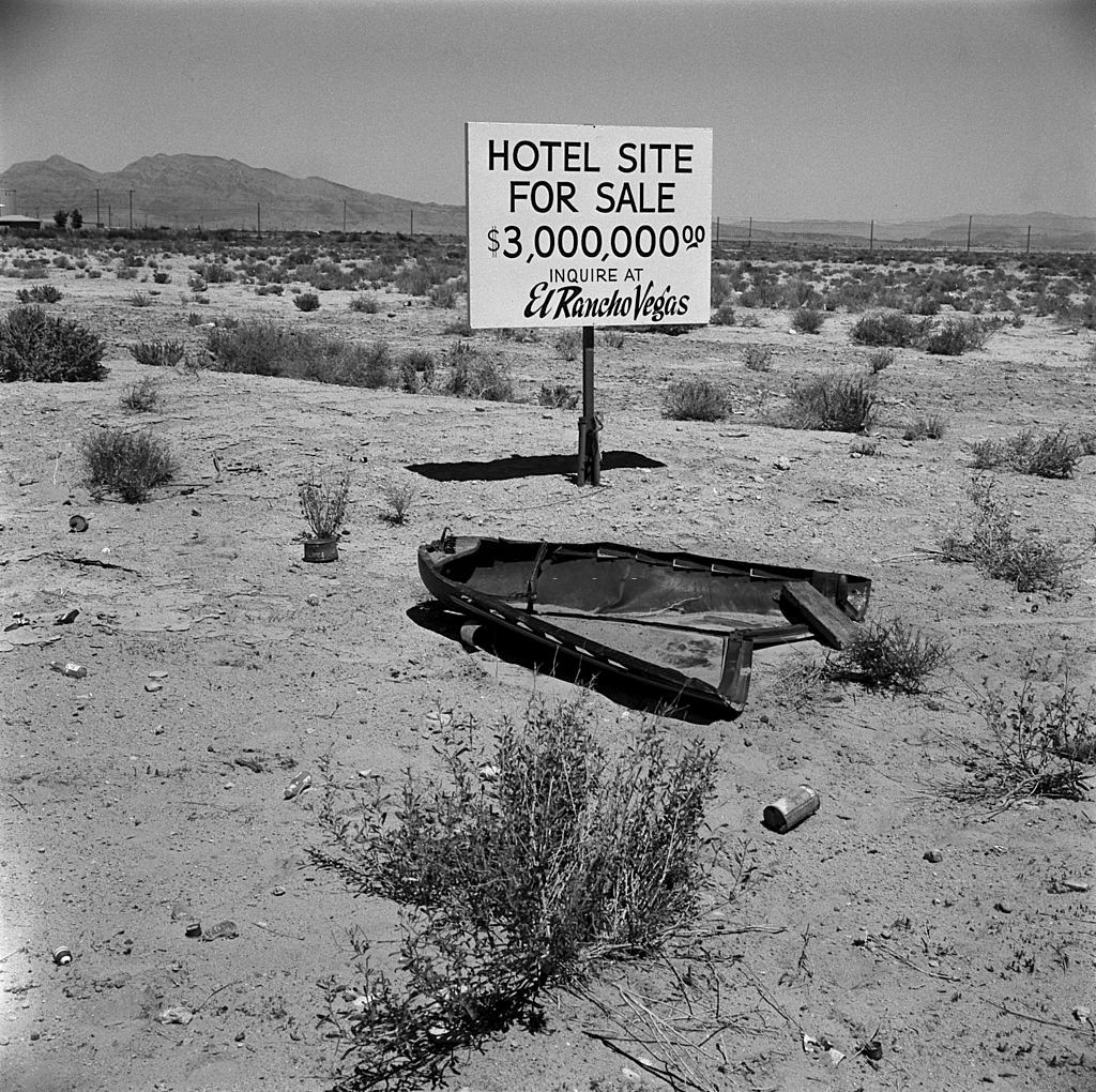 #65 Land for sale in Las Vegas desert, January 1960.