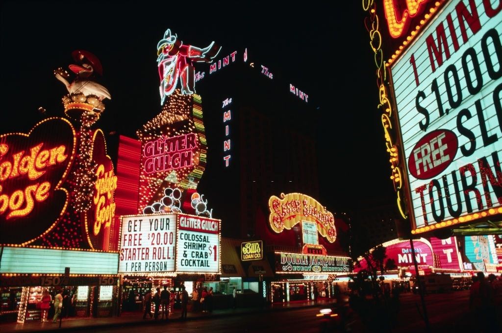 #48 Las Vegas Neon Signs at Night, 1965.