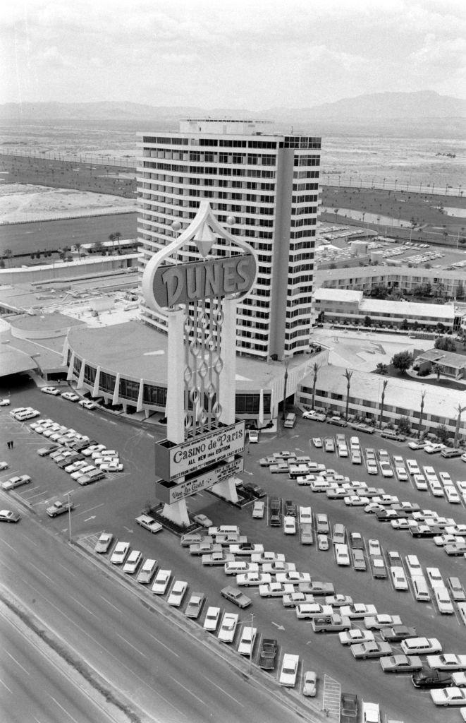 #2 Aerial view of Dunes Casino in Las Vegas, 1966.
