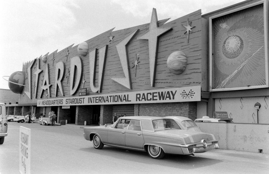 #6 Outside view of the Stardust International Raceway, Las Vegas, 1966.