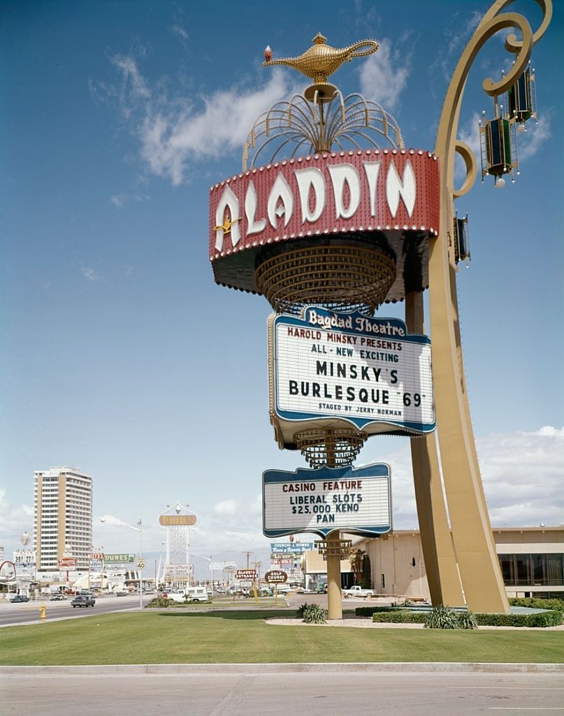 #15 Aladdin hotel, Las Vegas, 1969.