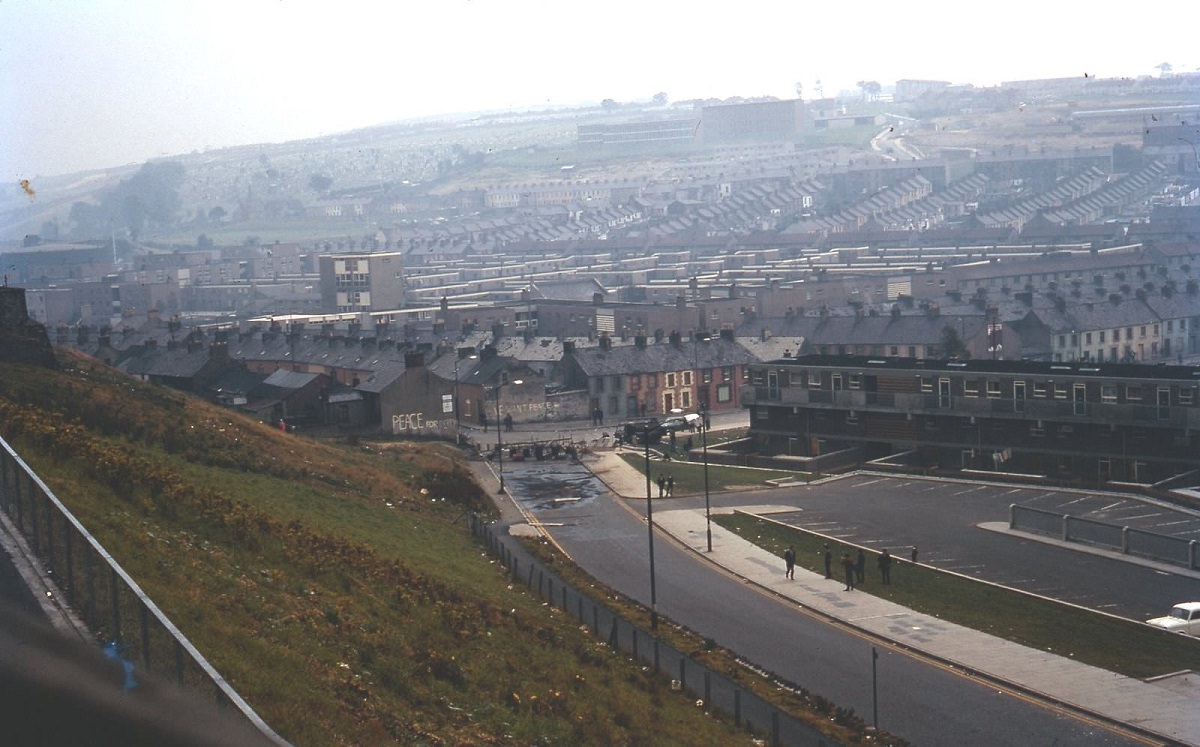 #16 Smoke haze over Derry, taken from the base of the Walker Monument, NorthernIreland, 1969.