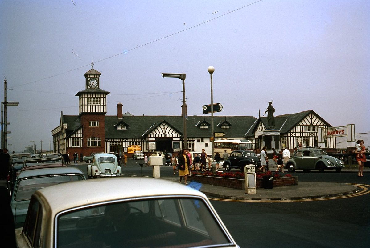 #24 Railway station only opened in the summer, to serve Portrush Beach, Northern Ireland, 1969.