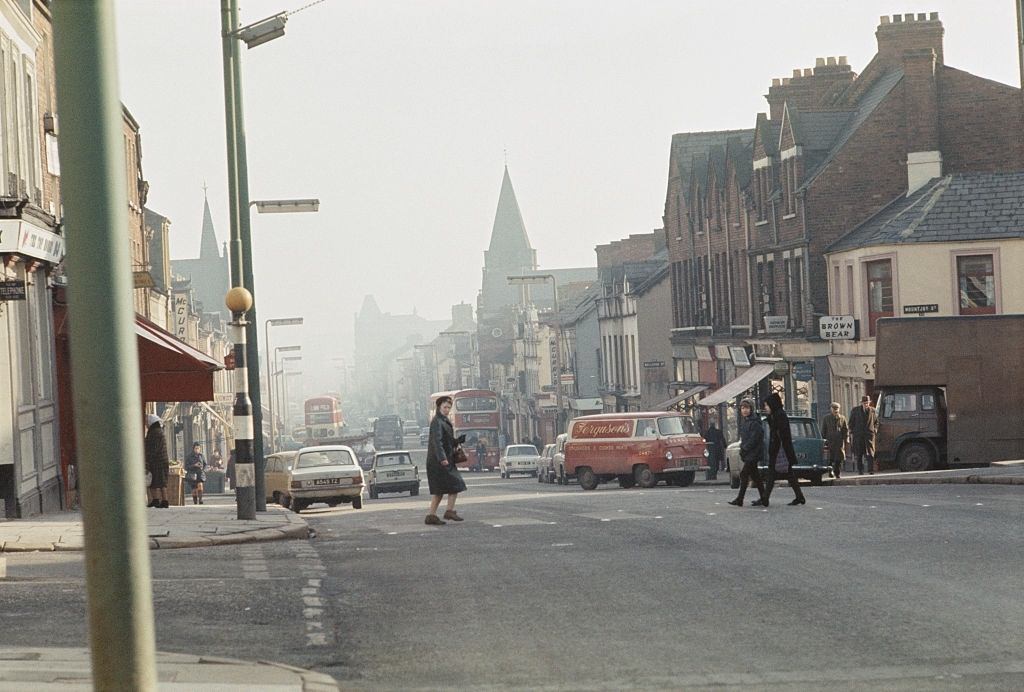 #30 Shankhill Road, West Belfast, 1969.