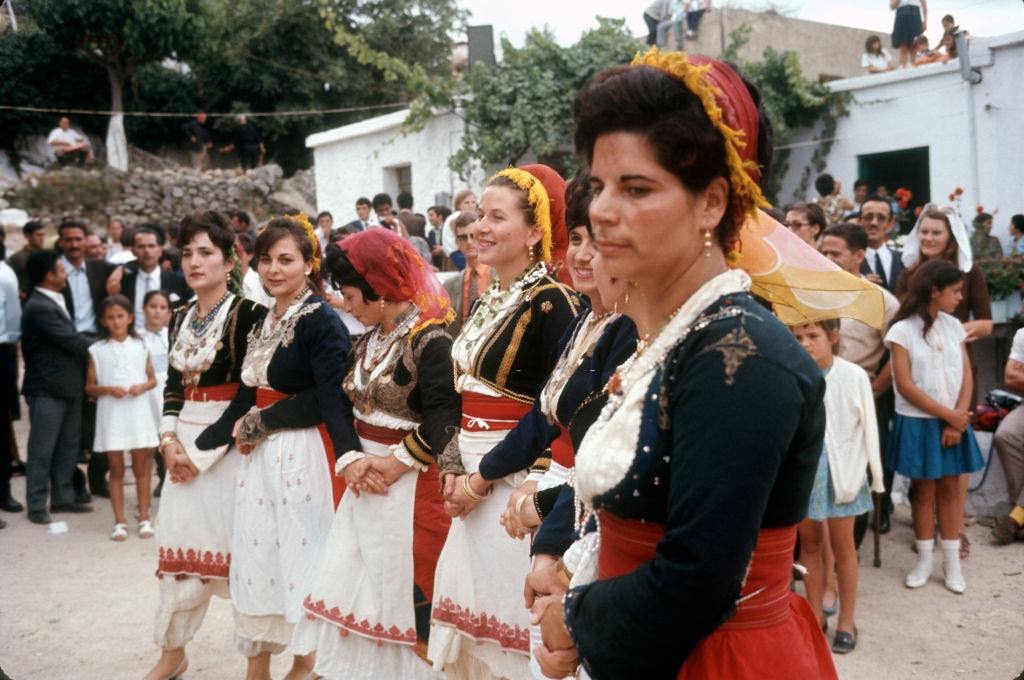 #6 A traditional wedding dance in Anogia, Greece, 1973.