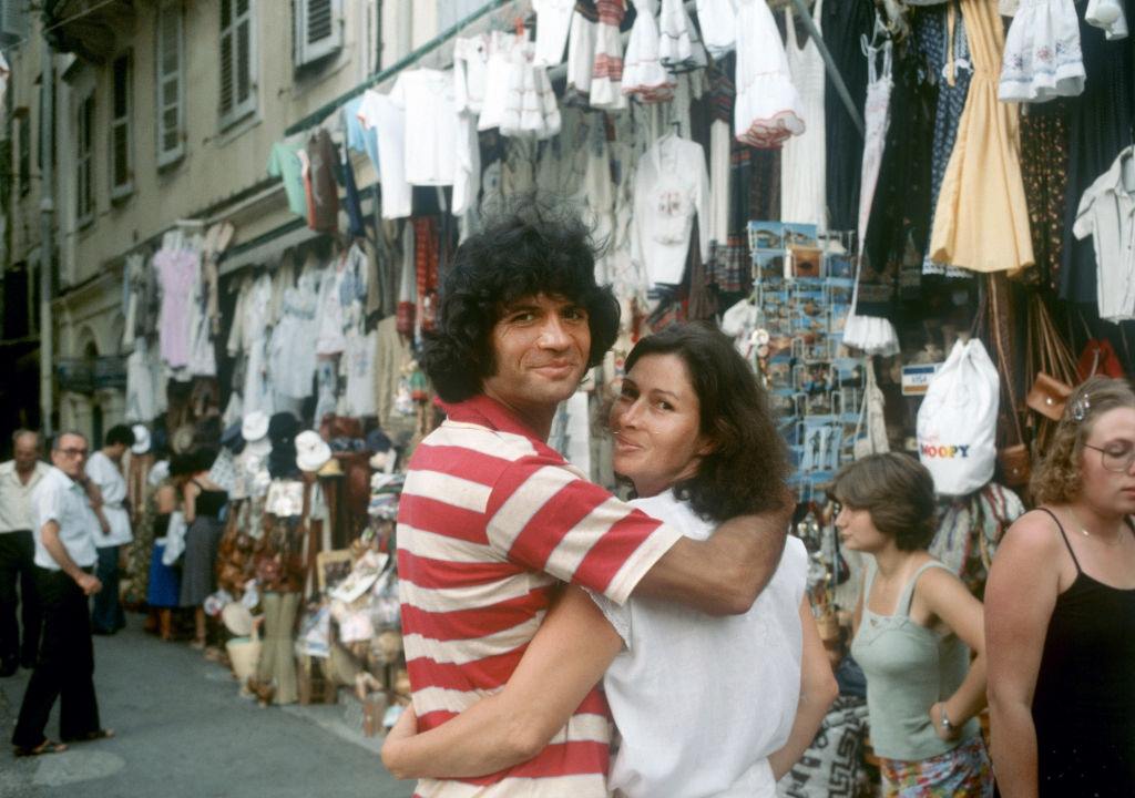 #70 The German pop singer Costa Cordalis, in the Greek island of Corfu in August 1979.