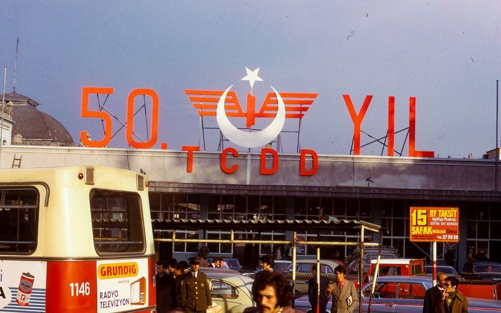 #14 Sirkeci Terminal train station, Istanbul, 1973.