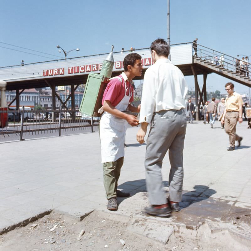 #2 Sherbet seller at Eminönü, Istanbul, 1970s