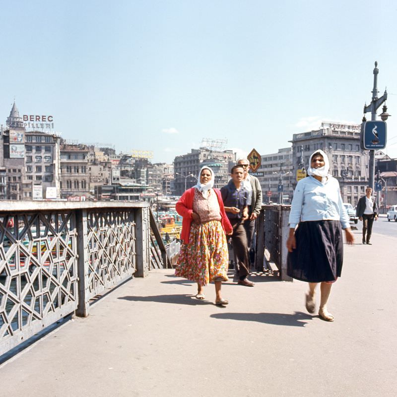 #43 The Galata Bridge, Istanbul, 1970s