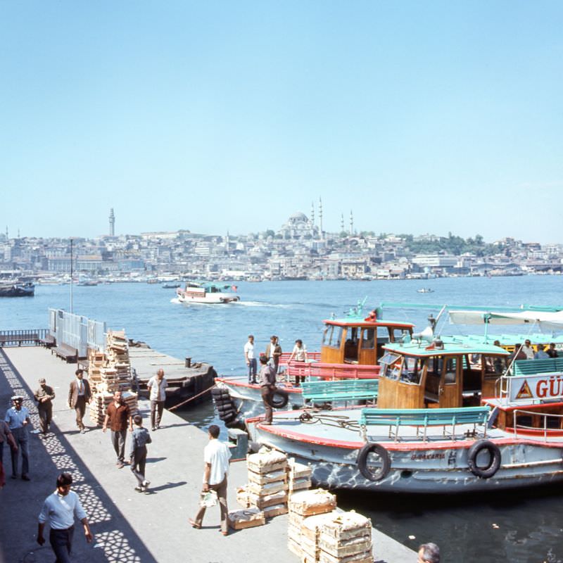 #51 View of Eminönü from Karaköy quay, Istanbul, 1970s