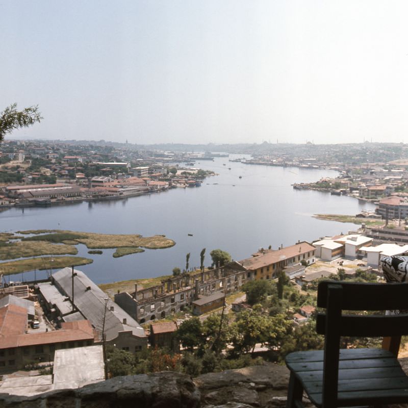 #56 View of the Golden Horn from the Pierre Loti Hill, Istanbul, 1970s