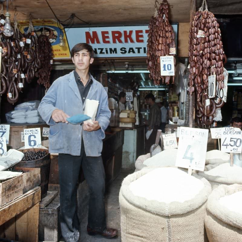 #59 A shop at the Spice Bazaar, Istanbul, 1970s