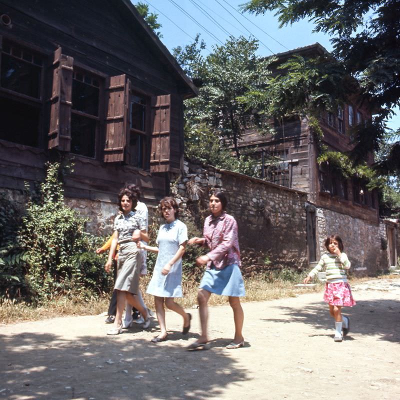 #60 A street at Cankurtaran, Istanbul, 1970s